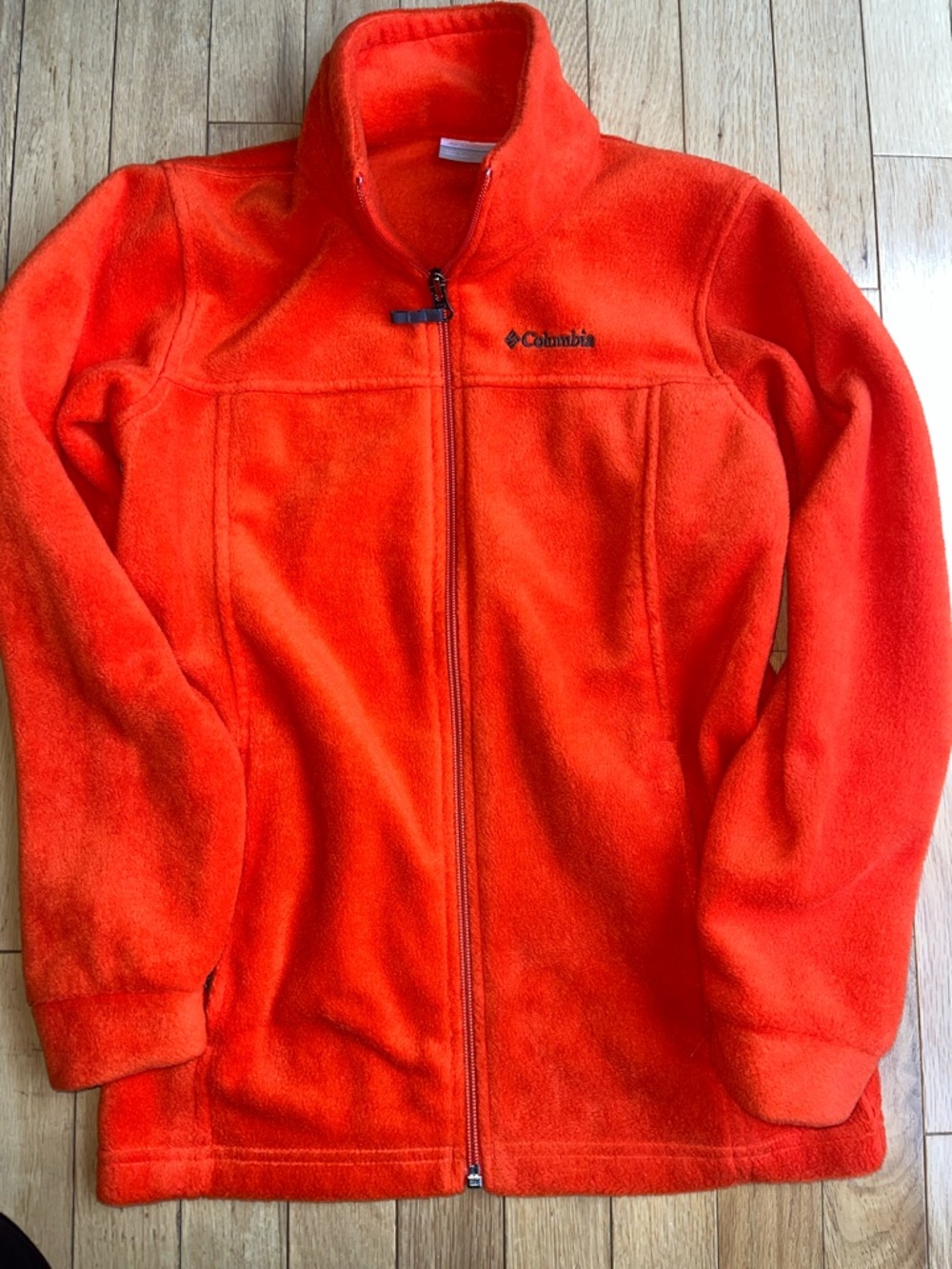 Boys - Columbia Orange Full-Zip Fleece Jacket